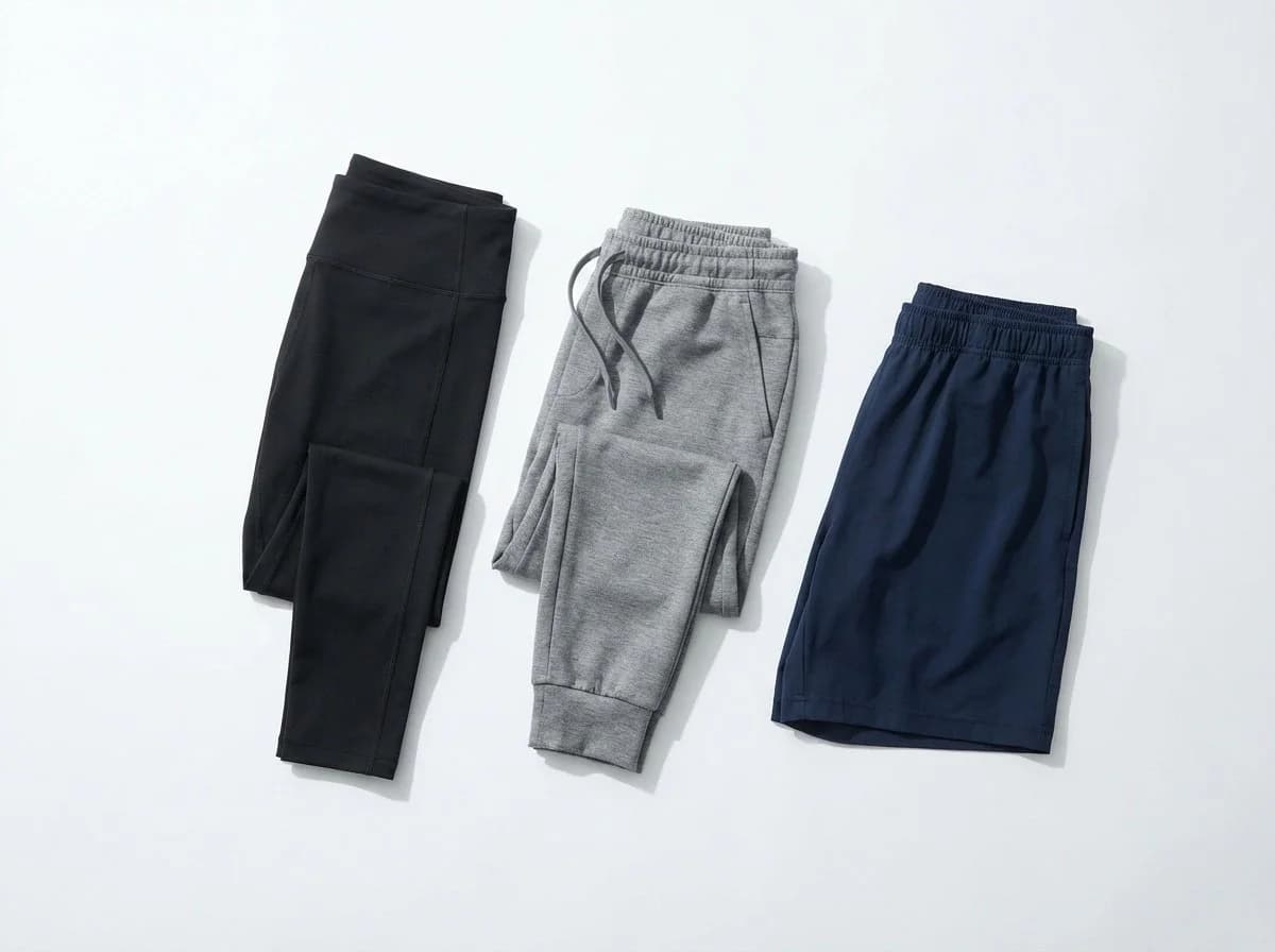 Bottoms — Joggers · Leggings · Shorts, produced by the Belle Vouz group